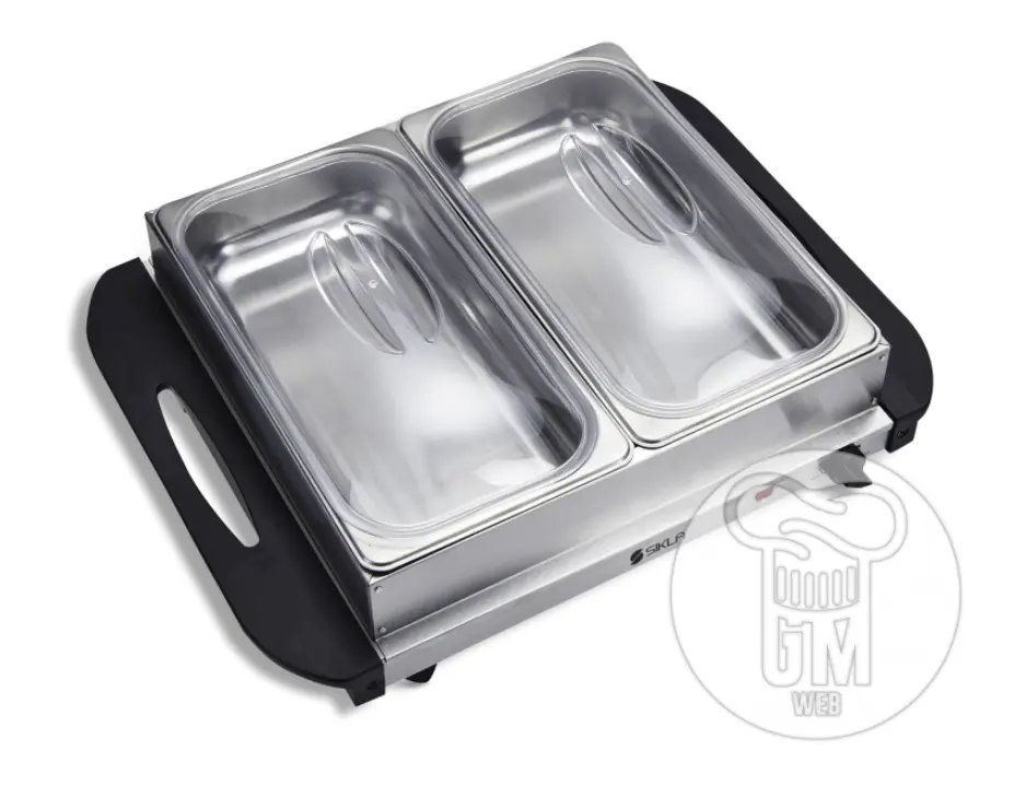 Buffetera – Mantenedor de Comidas Calientes – 2 bandejas Mediano