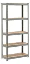 Estanteria Metal Estilo Industrial 5 Estantes 90x40x180 175kg Galvanizado Metalico