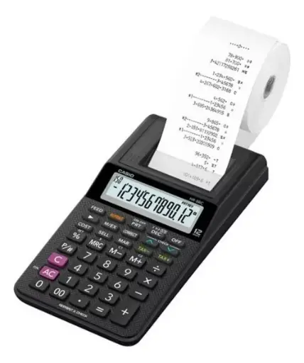 Calculadora de bobinas HR-8rc Pt de 12 dígitos - Casio