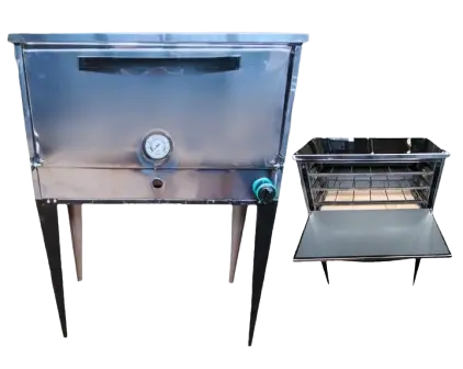 Horno pizzero 6 moldes