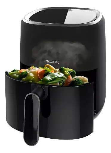 Freidora De Aire Cecotec Fantastik 6500 1700w 6,5l Window Color Negro