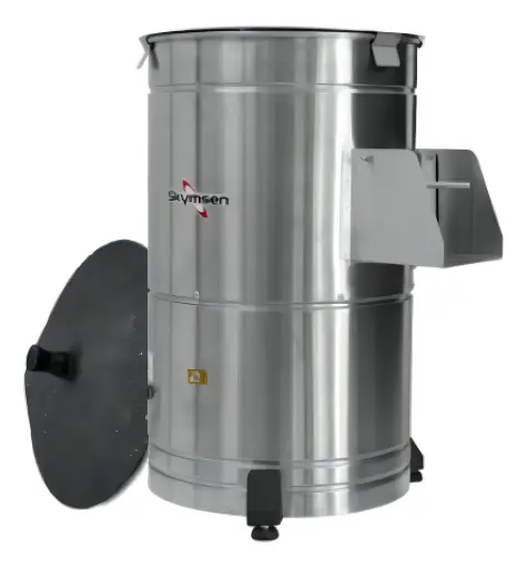 Peladora De Papas Industrial Acero Inox Skymsen 10 Kg 200kg/h